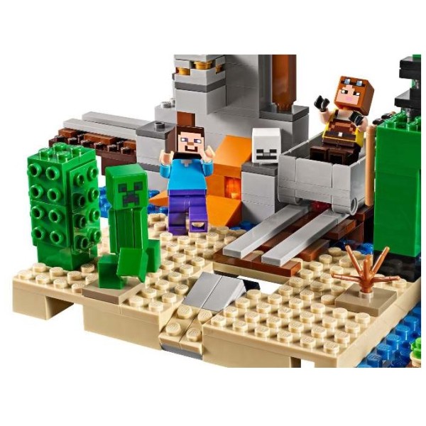 Конструктор LARI Minecraft Шахта крипера 11363, 852 дет.