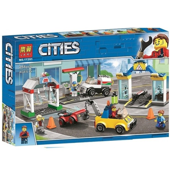 Конструктор LARI Cities для паркування 11391, 258 дет.