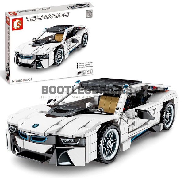 Конструктор Sembo Block BMW i8 1:14 701940, 1270 дет.