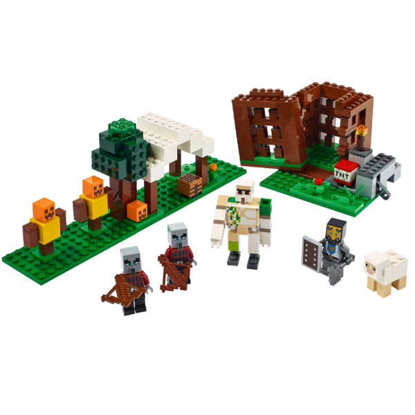 Конструктор LARI Minecraft Аванпост розбійників 11476, 321 дет.