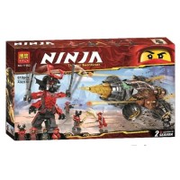 Конструктор Bela Ninja Земляний бур Коула 11163, 610 дет.