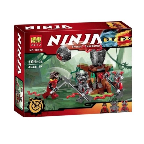 Конструктор Bela Ninja Атака Алой армии 10578, 101 дет.