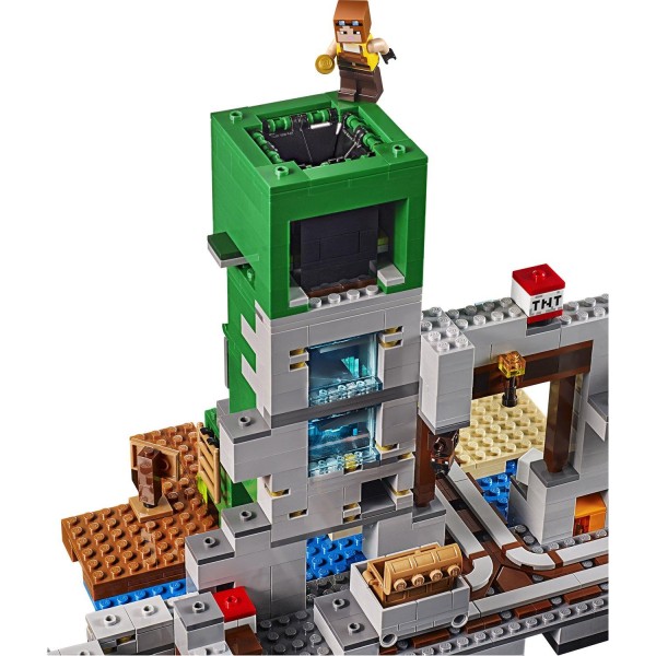 Конструктор LARI Minecraft Шахта крипера 11363, 852 дет.